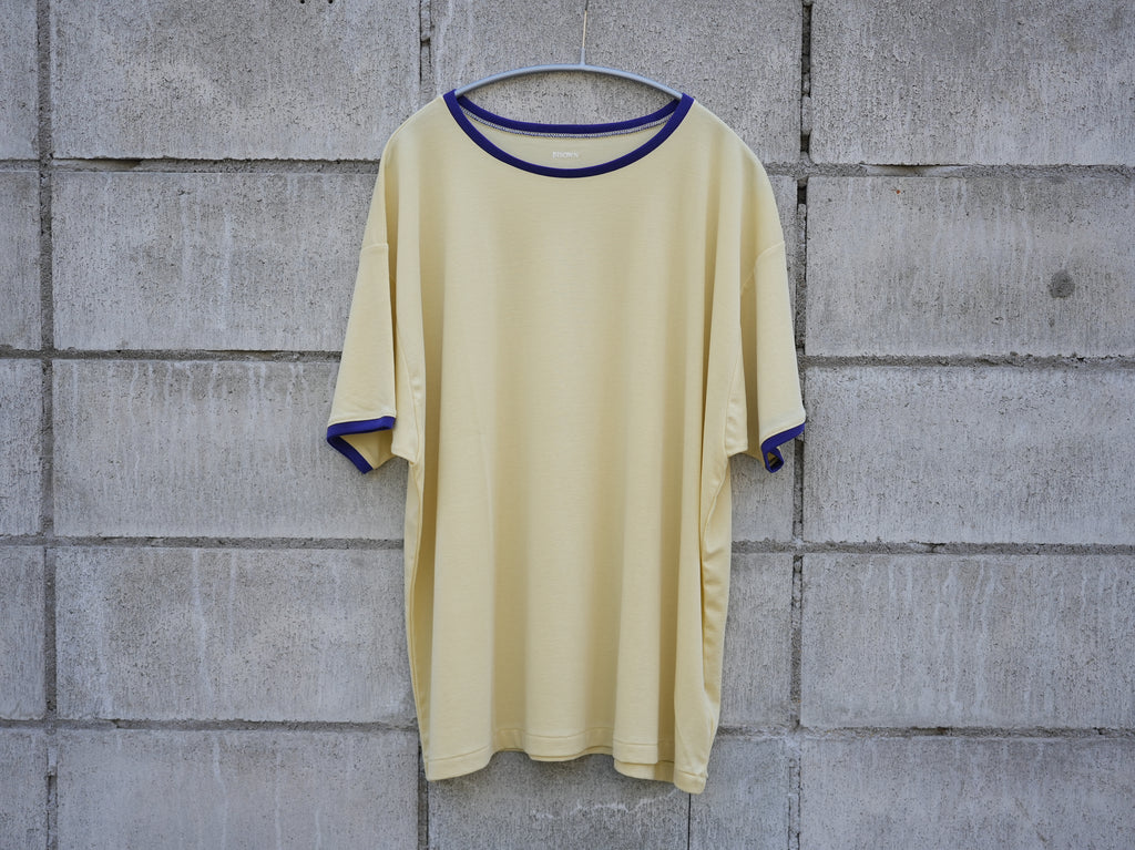 BISOWN (ビソウン) / PIMA MOKLODI RINGER TEE YELLOW × BLUE