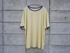 BISOWN (ビソウン) / PIMA MOKLODI RINGER TEE YELLOW × BLUE