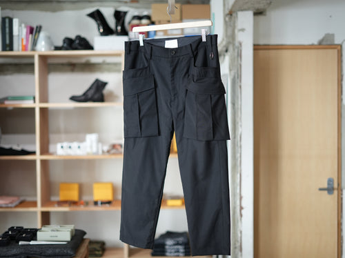 seishin / Big pocket cropped pants wool