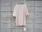 BISOWN (ビソウン) / 120/2 COTTON CREWNECK TEE SMOKE PINK