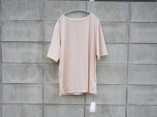 BISOWN (ビソウン) / 120/2 COTTON CREWNECK TEE SMOKE PINK