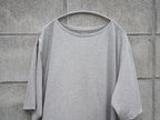BISOWN (ビソウン) / 120/2 COTTON CREWNECK TEE TOP GRAY