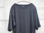 BISOWN (ビソウン) / 120/2 COTTON CREWNECK TEE BLACK