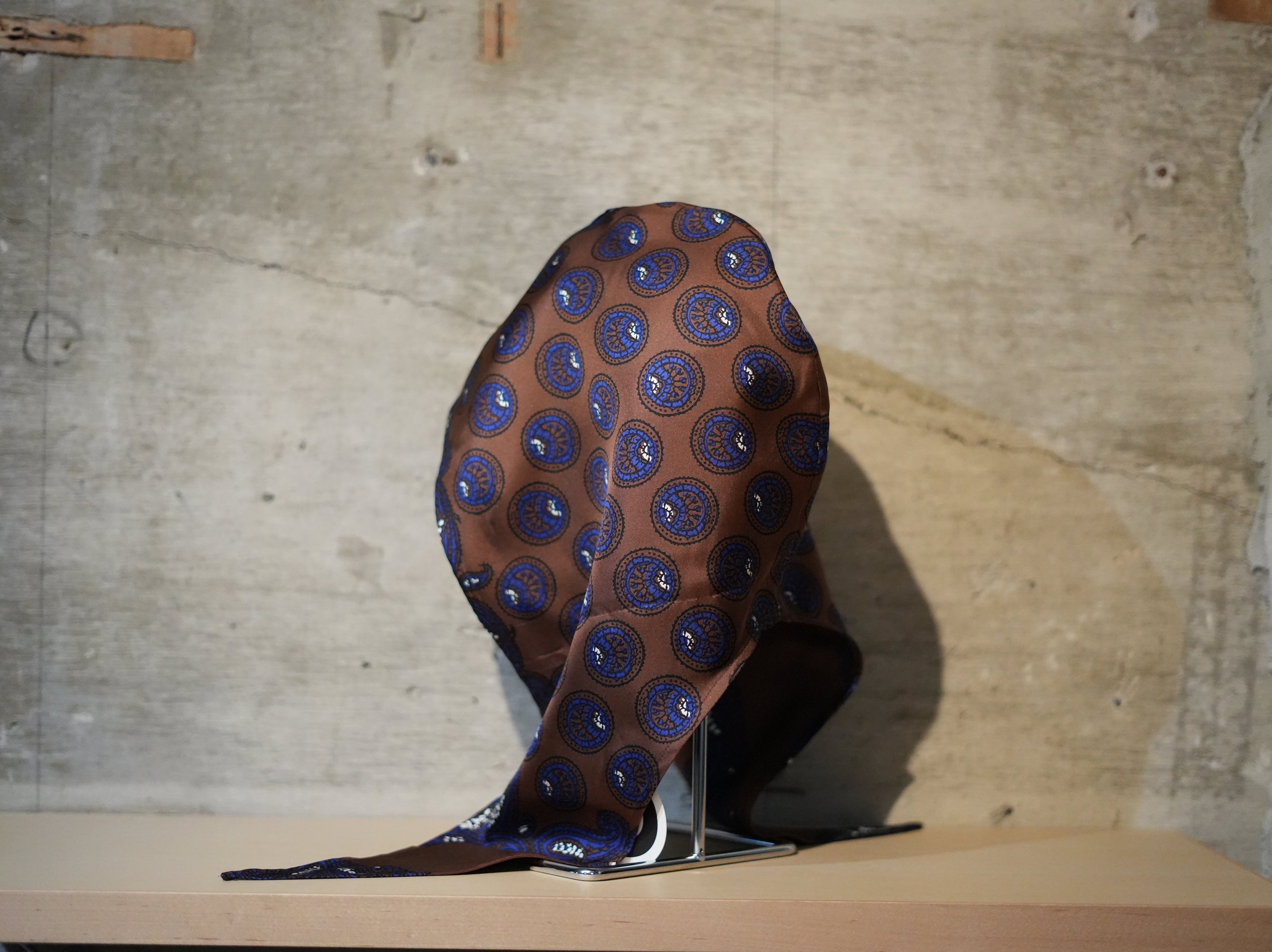 NOMA RHYTHM TEXTILE (ノーマ) / PAISLEY SILK HOODY SCARF
