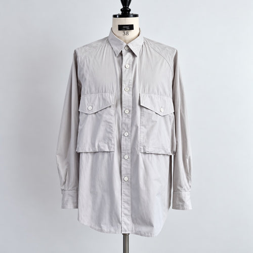 ensou. Big Raglan-Sleeve shirts Beige
