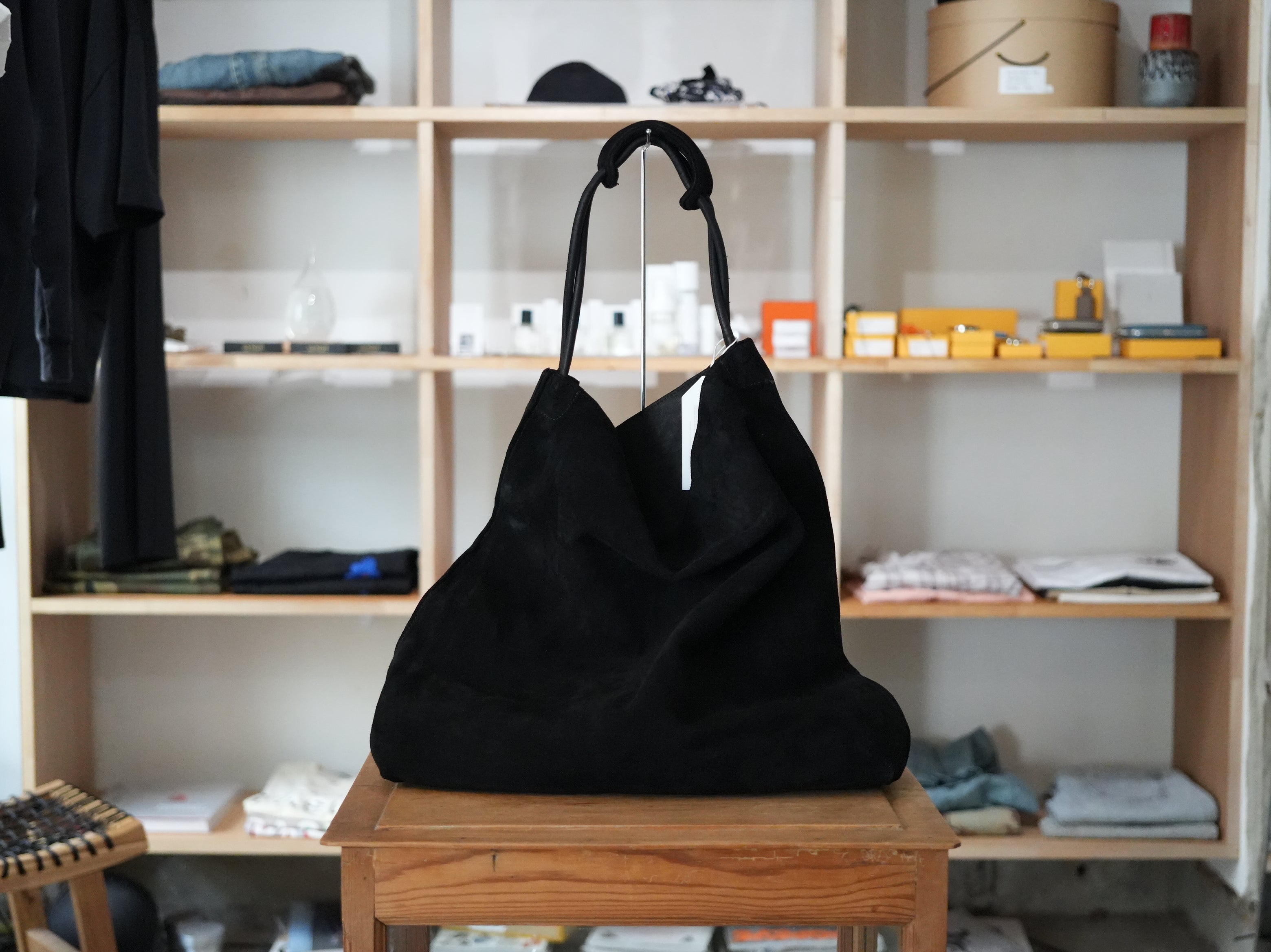 GUIDI (グイディ) / ショッピングバック RF01 SOFT HORSE REVERSE BLKT