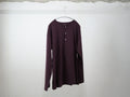 BISOWN ( ビソウン ) / Co Ca HENRY NECK CUT&SEWN PURPLE BROWN
