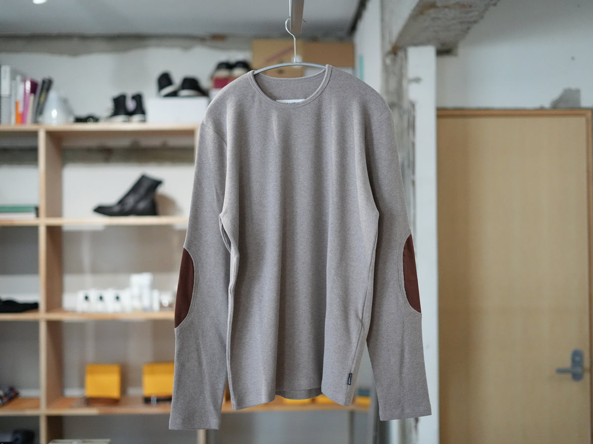 MM6 maison margiela ( エムエムシックス ) / WOOL BLEND RIB JERSEY Long-sleeved Top