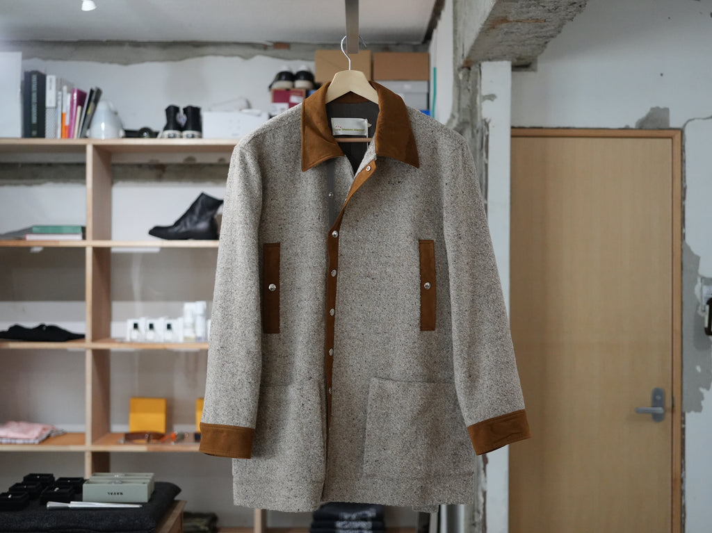 New Western Manner / BIG ARM CHORE COAT TWEED