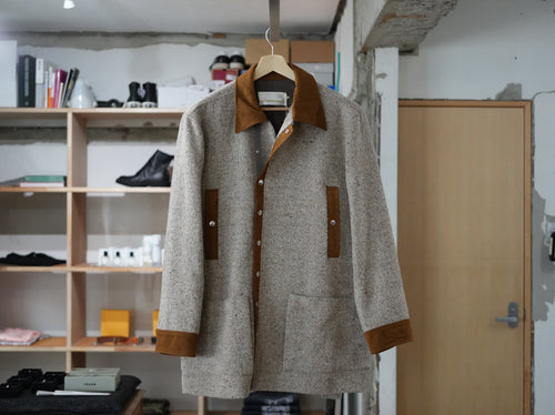 New Western Manner / BIG ARM CHORE COAT TWEED