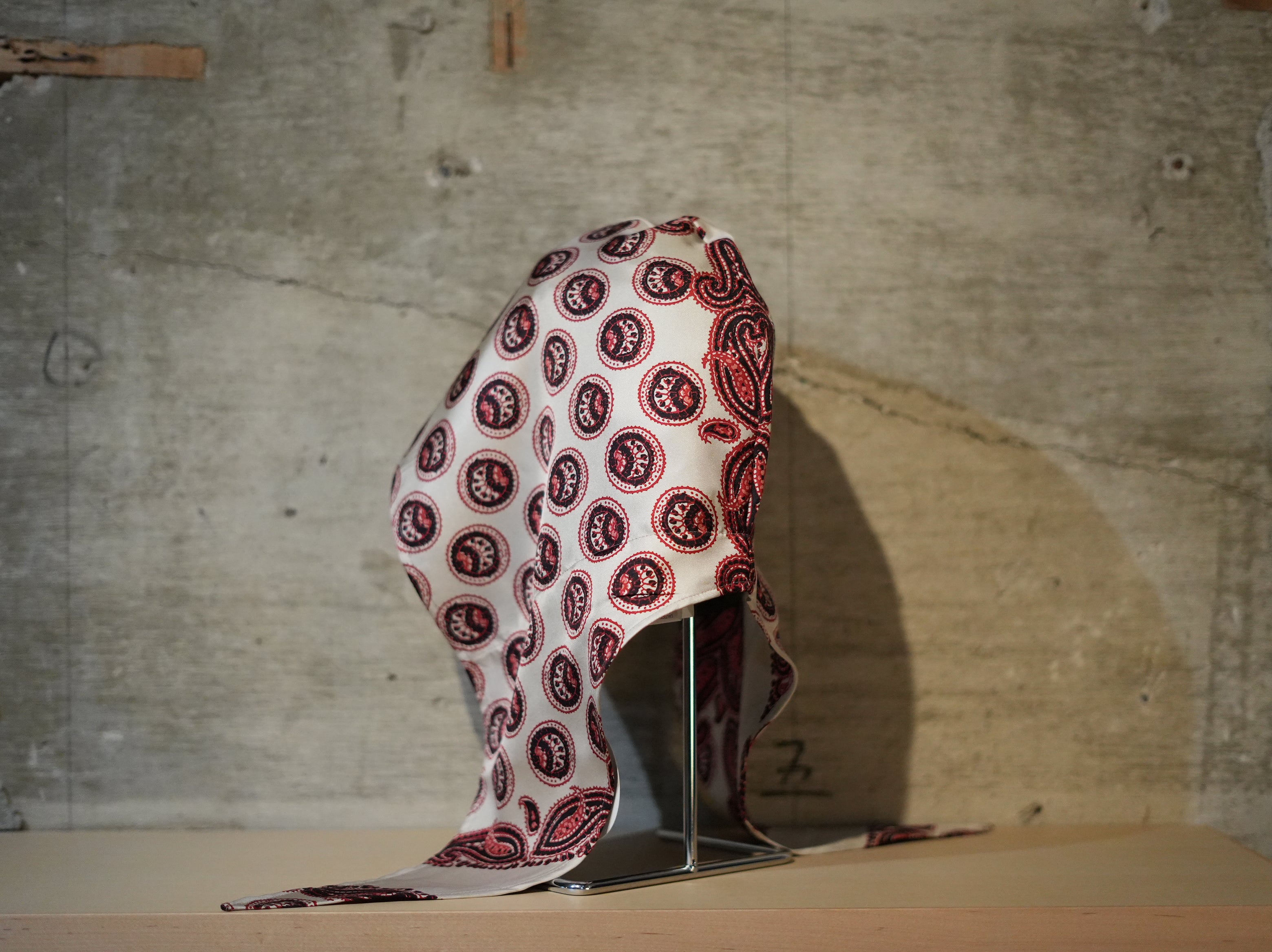 NOMA RHYTHM TEXTILE (ノーマ) / PAISLEY SILK HOODY SCARF | バンダナ