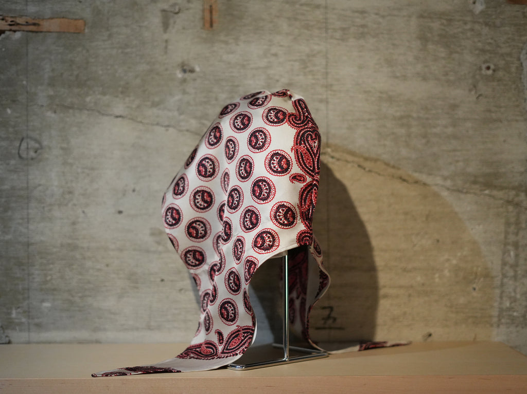 NOMA RHYTHM TEXTILE (ノーマ) / PAISLEY SILK HOODY SCARF