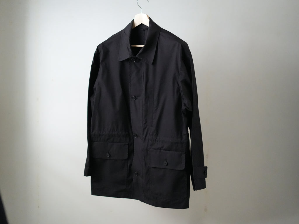 BISOWN (ビソウン) / COTTON SILK FIELD JACKET Black