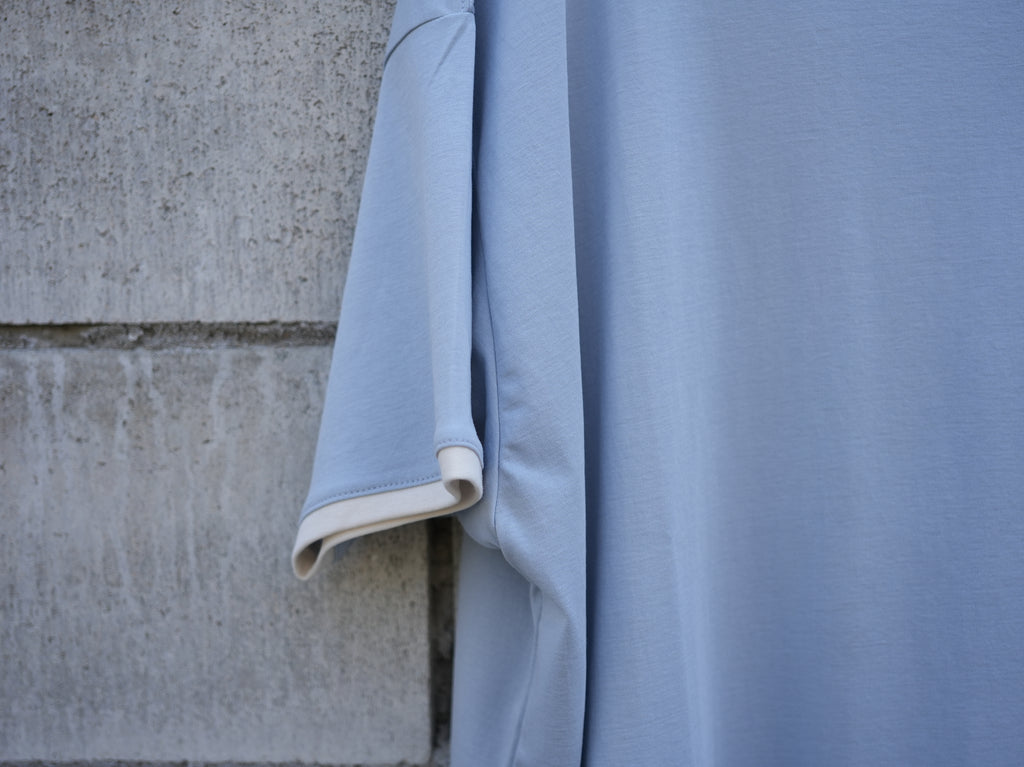 BISOWN (ビソウン) / PIMA MOKLODI RINGER TEE BLUE× WHITE