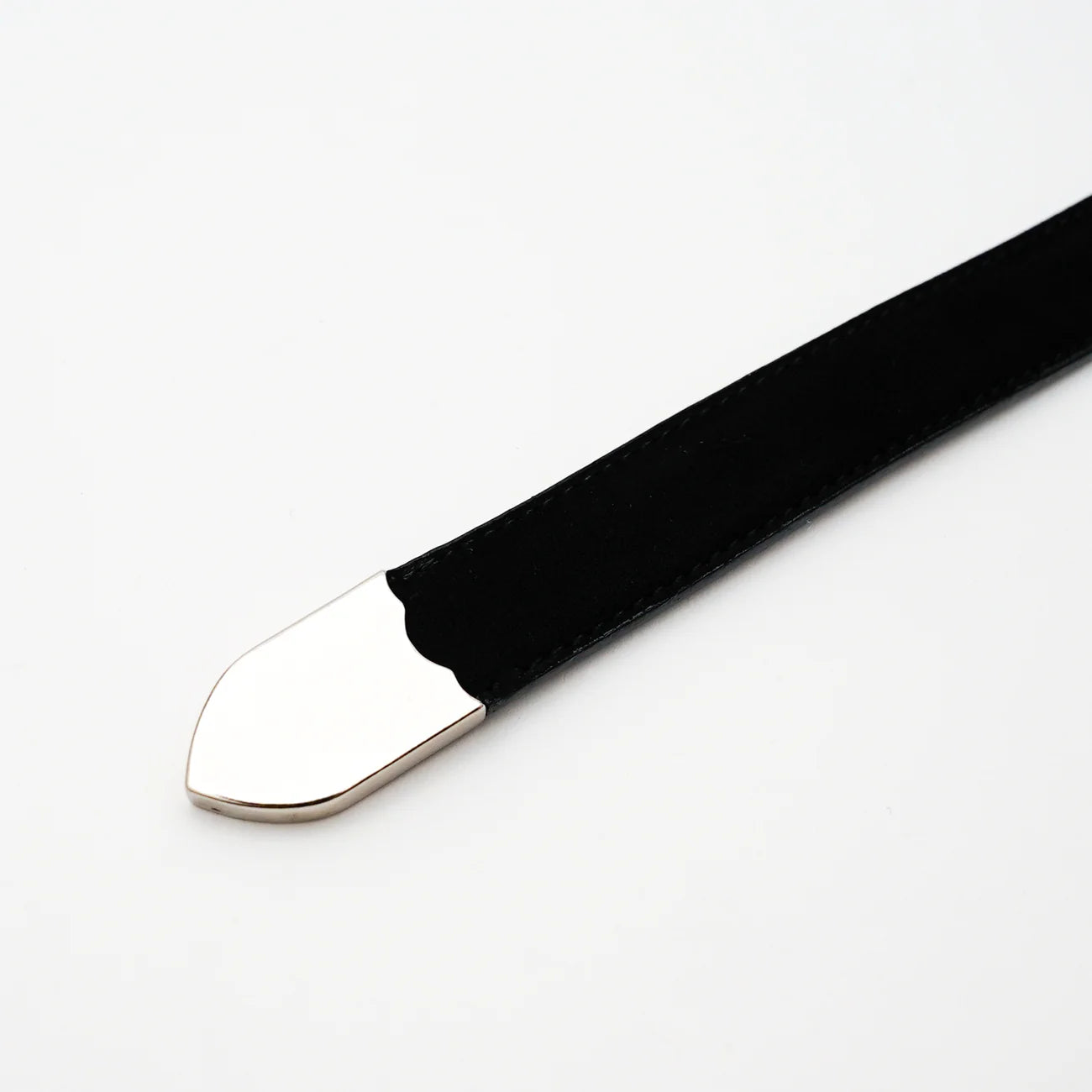 ITTI (イッチ) / Metal by The Letters SLIM WESTERN BELT STNB BLACK