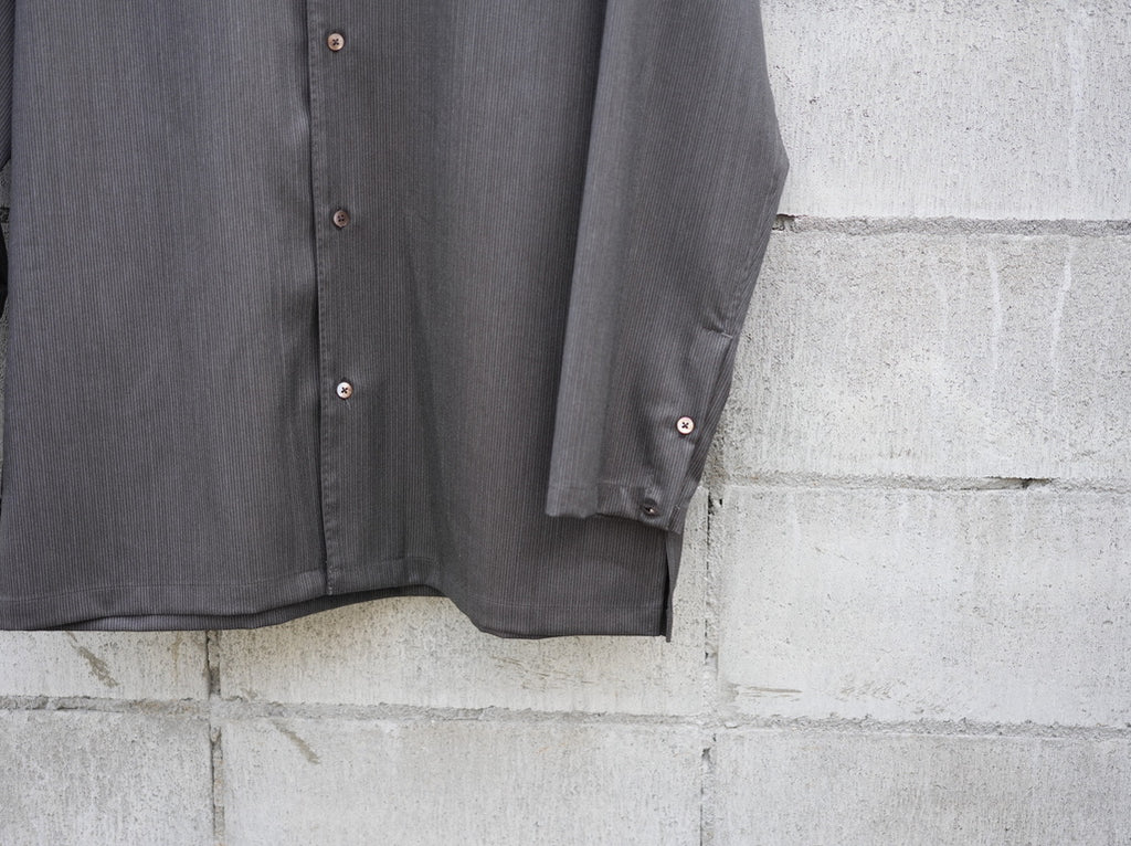 BISOWN ( ビソウン ) / BRITISH CLASSIC WOOL STITCH SHIRTS BROWN
