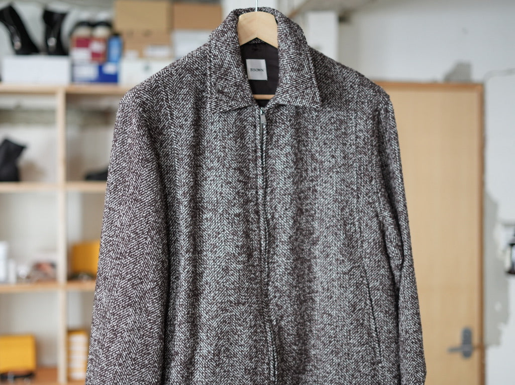 BISOWN (ビソウン) / LOOP TWEED SEAM POCKET BLOUSON