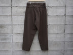 BISOWN ( ビソウン ) / WOOL COTTON BELTED PANTS KHAKI