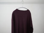 BISOWN ( ビソウン ) / Co Ca HENRY NECK CUT&SEWN PURPLE BROWN