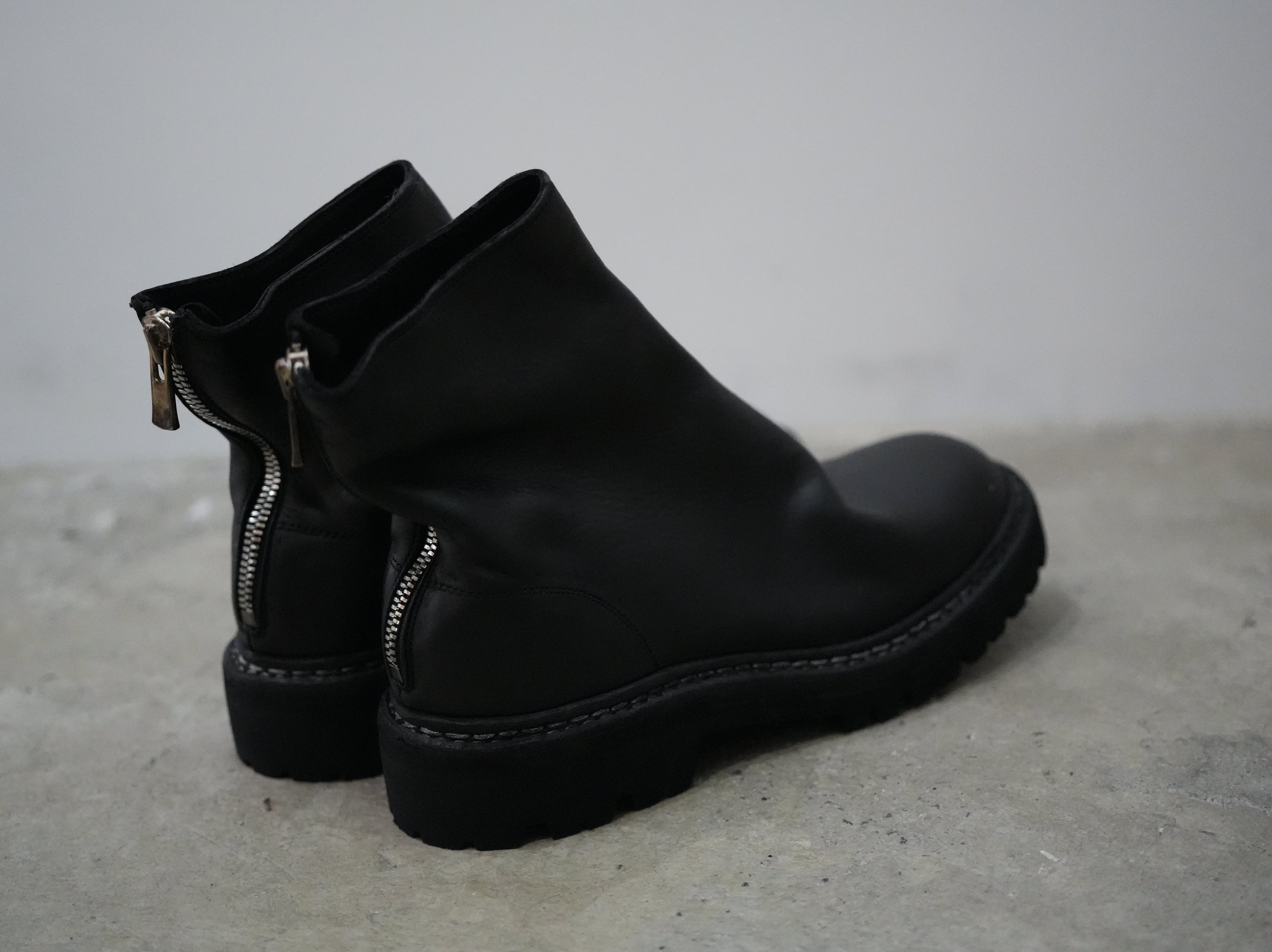 GUIDI バックジップブーツ 796V_N HORSE FULLGRAIN｜グイディ レザー