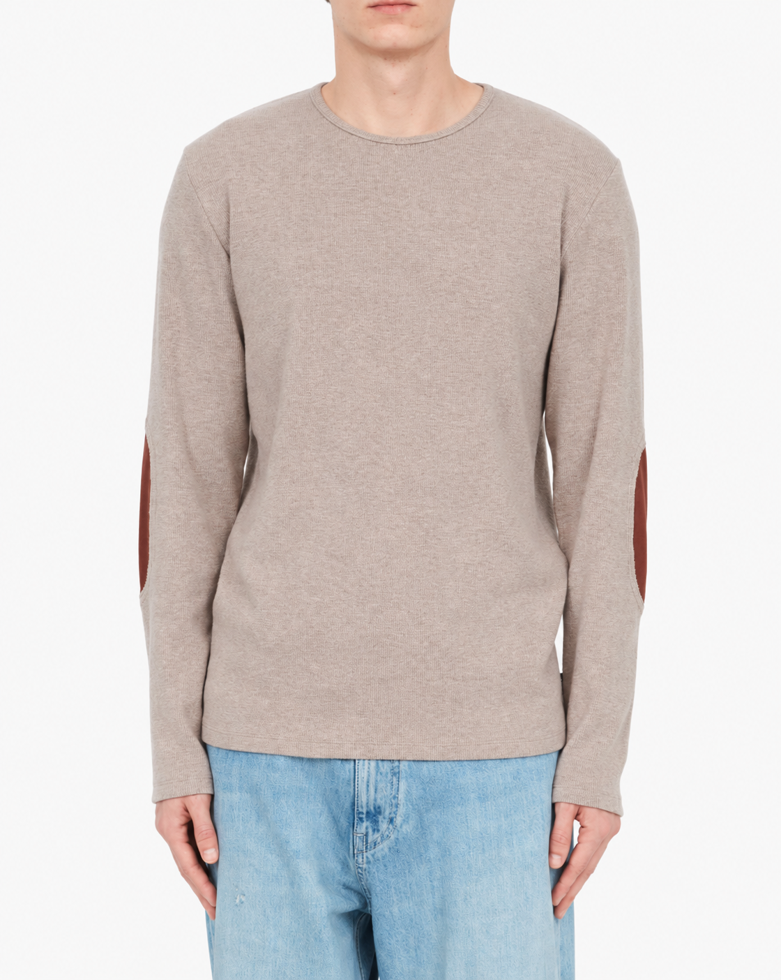 MM6 maison margiela ( エムエムシックス ) / WOOL BLEND RIB JERSEY Long-sleeved Top