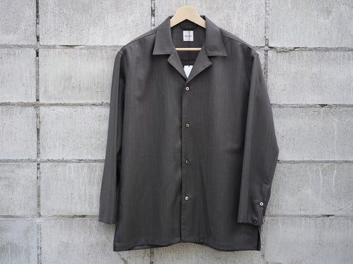 BISOWN ( ビソウン ) / BRITISH CLASSIC WOOL STITCH SHIRTS BROWN