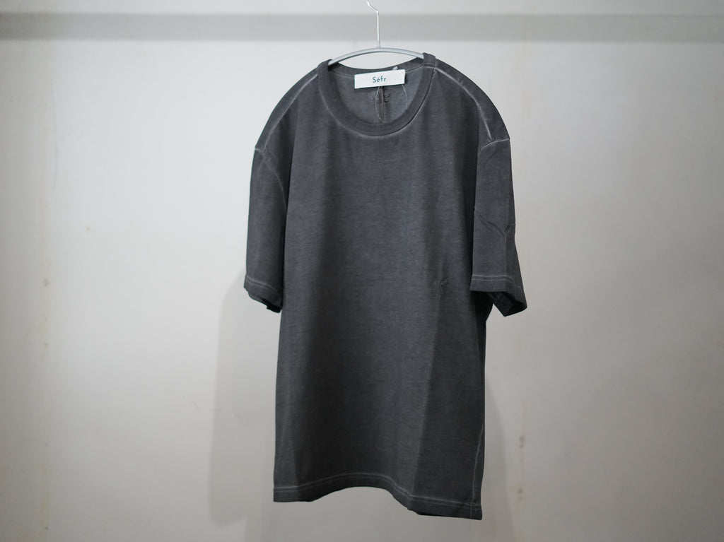 sefr (セファー) / MAURO T-shirts washed black
