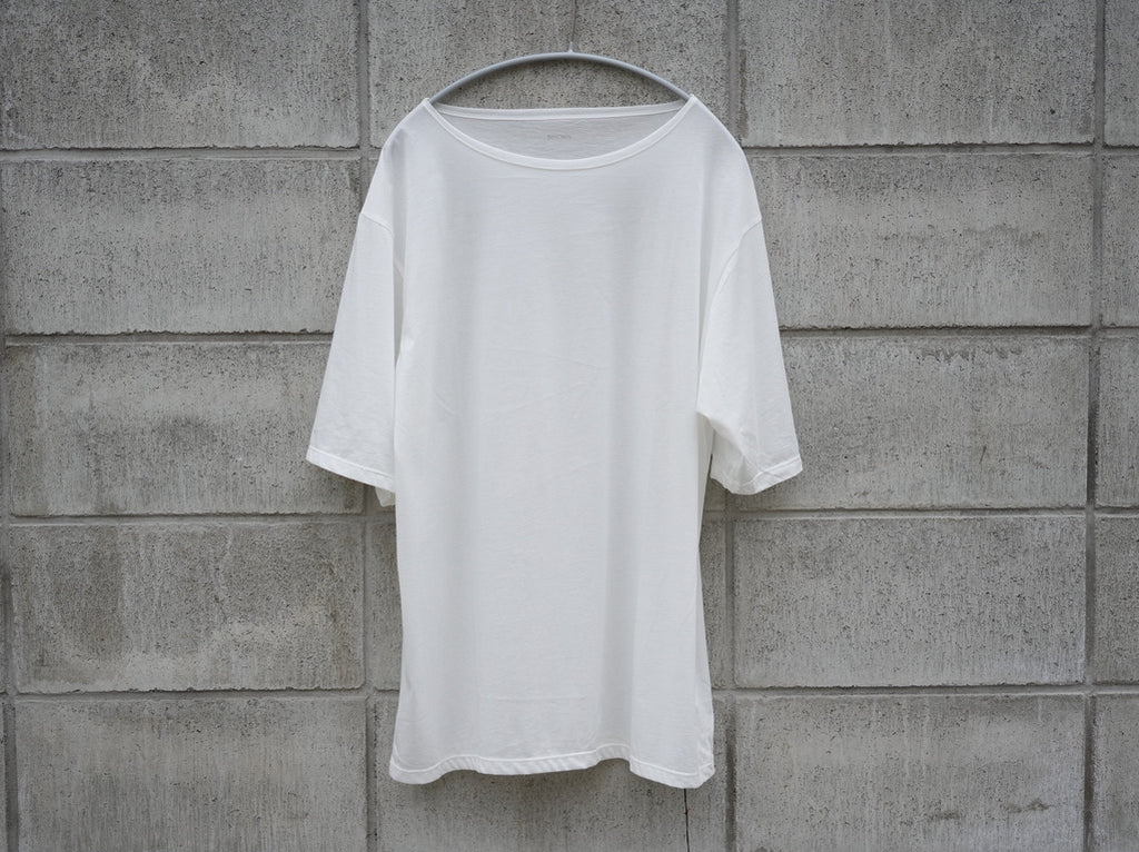 BISOWN (ビソウン) / 120/2 COTTON CREWNECK TEE WHITE