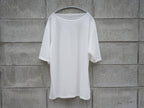 BISOWN (ビソウン) / 120/2 COTTON CREWNECK TEE WHITE