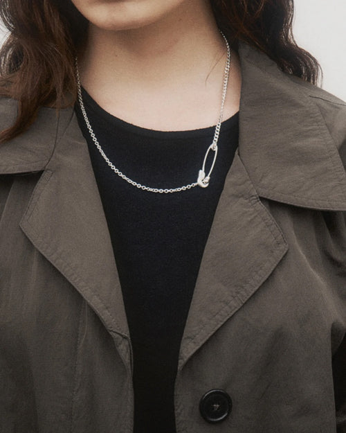 KULTUR 5 /Safety Pin Necklace