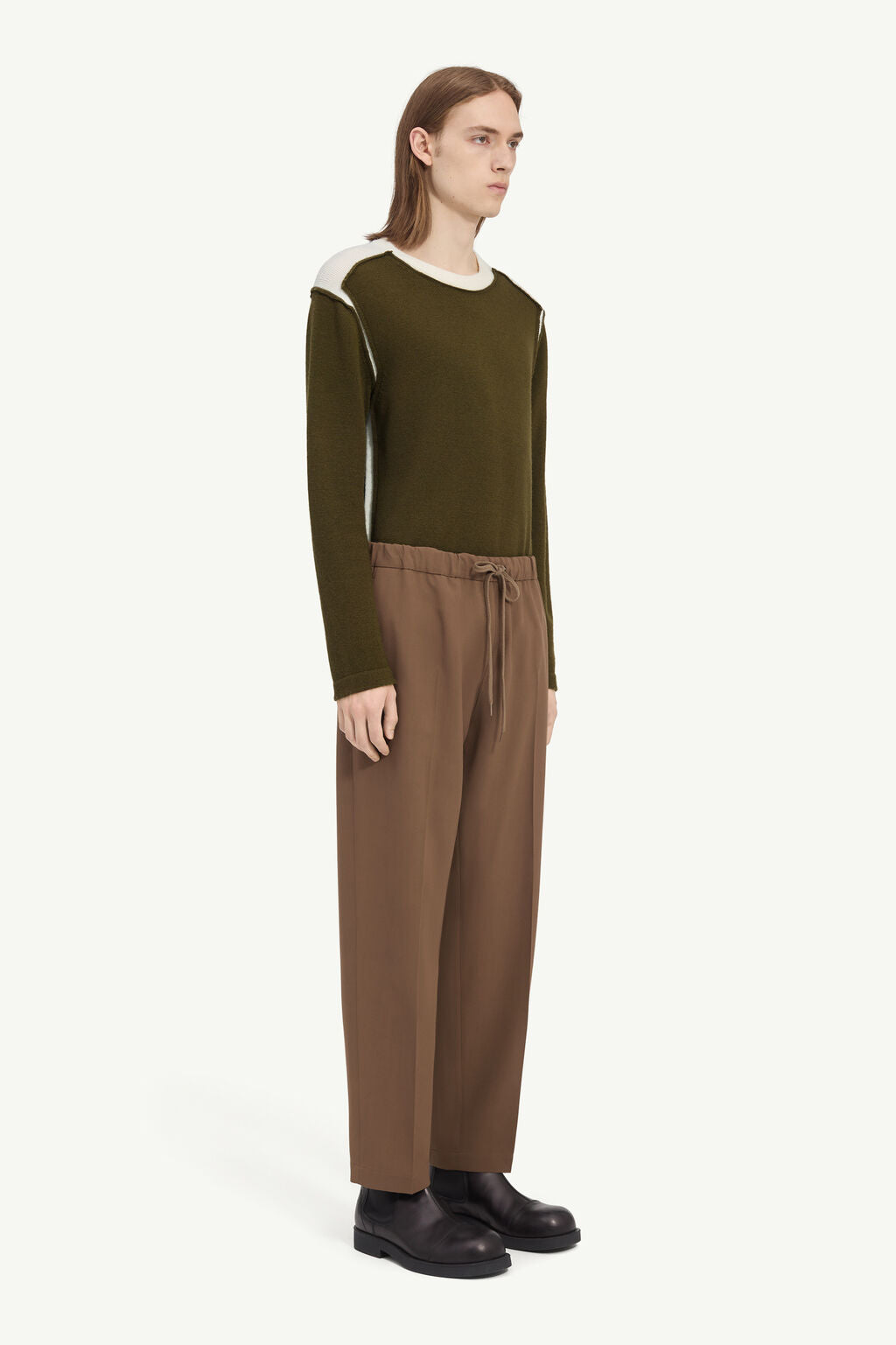 MM6 Maison Margiela (エムエムシックス) / Wool Blend Trousers Gry