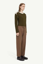 MM6 Maison Margiela (エムエムシックス) / Wool Blend Trousers Gry