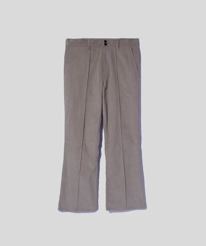 NOMA RHYTHM TEXTILE BOOTS CUT TROUSERS beige