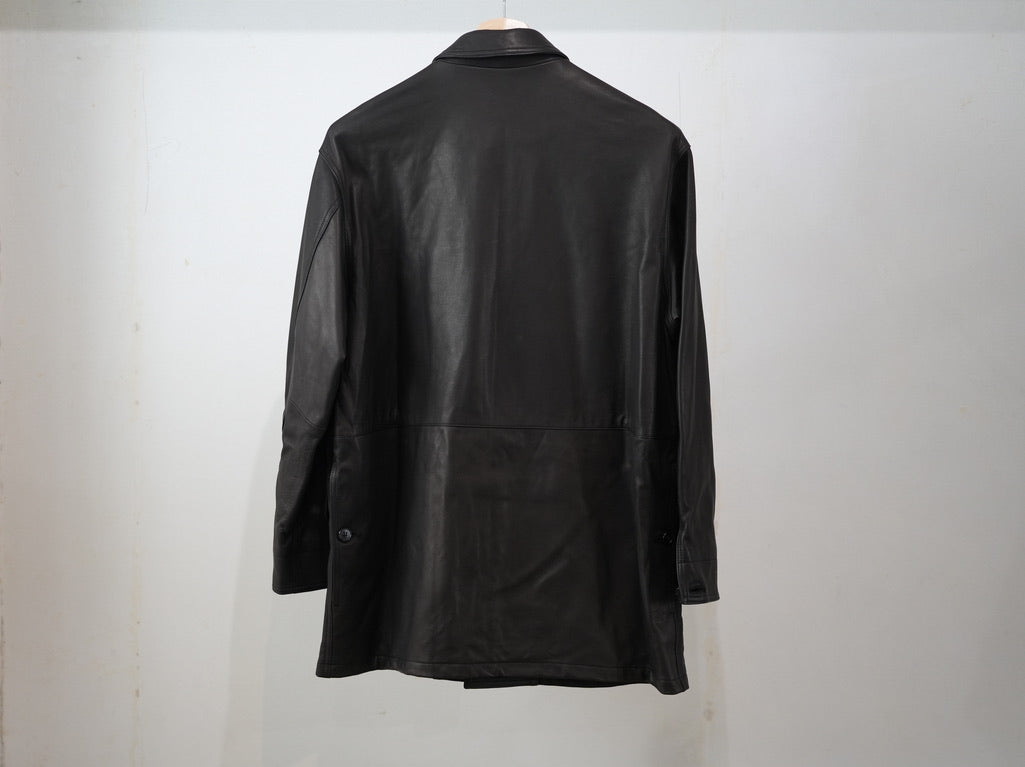 BISOWN ( ビソウン ) / LUMB LEATHER HUNTING JACKET BLACK