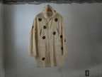 NOMA RHYTHM TEXTILE (ノーマ) / FLOWER EMBROIDERY HOODED COAT Beige