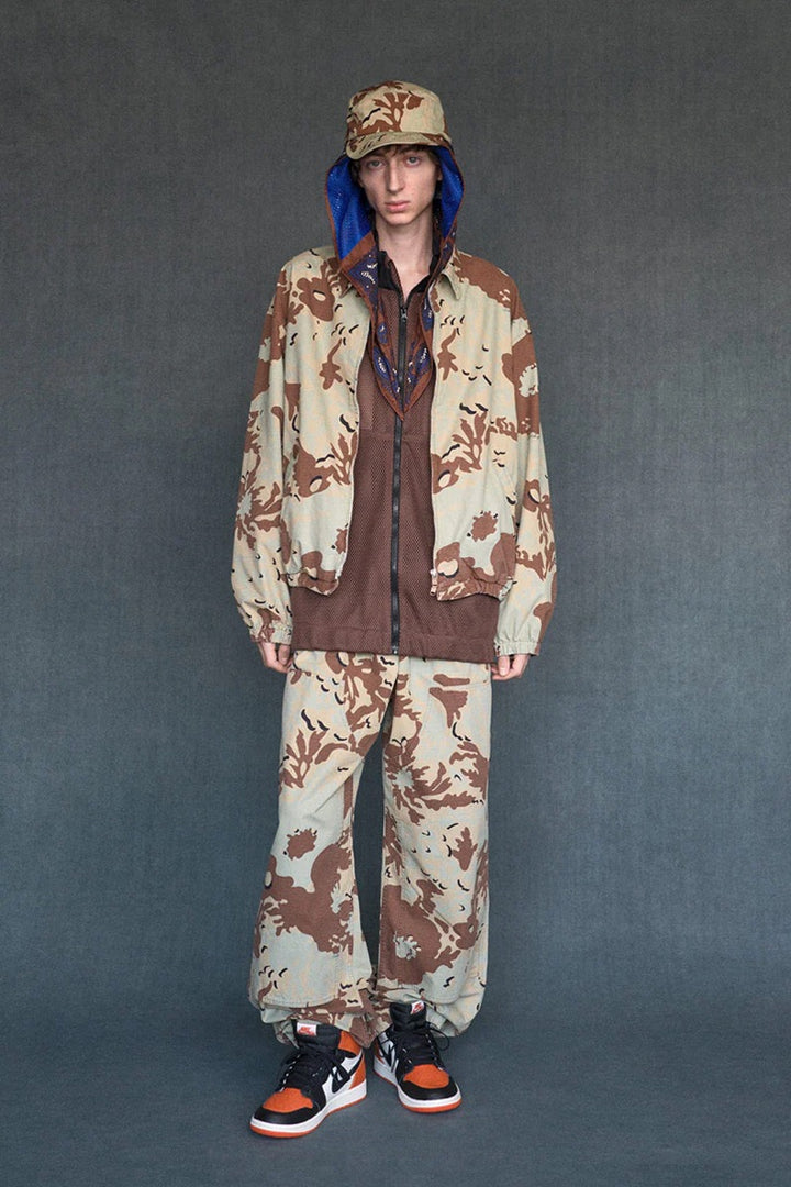 NOMA RHYTHM TEXTILE CAMO FLOWER DOUBLE KNEE PANTS 2