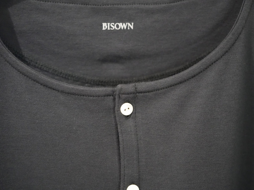 BISOWN ( ビソウン ) / Co Ca HENRY NECK CUT&SEWN ANTHRACITE