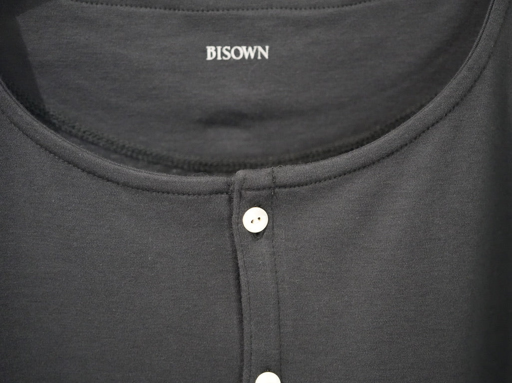 BISOWN ( ビソウン ) / Co Ca HENRY NECK CUT&SEWN ANTHRACITE