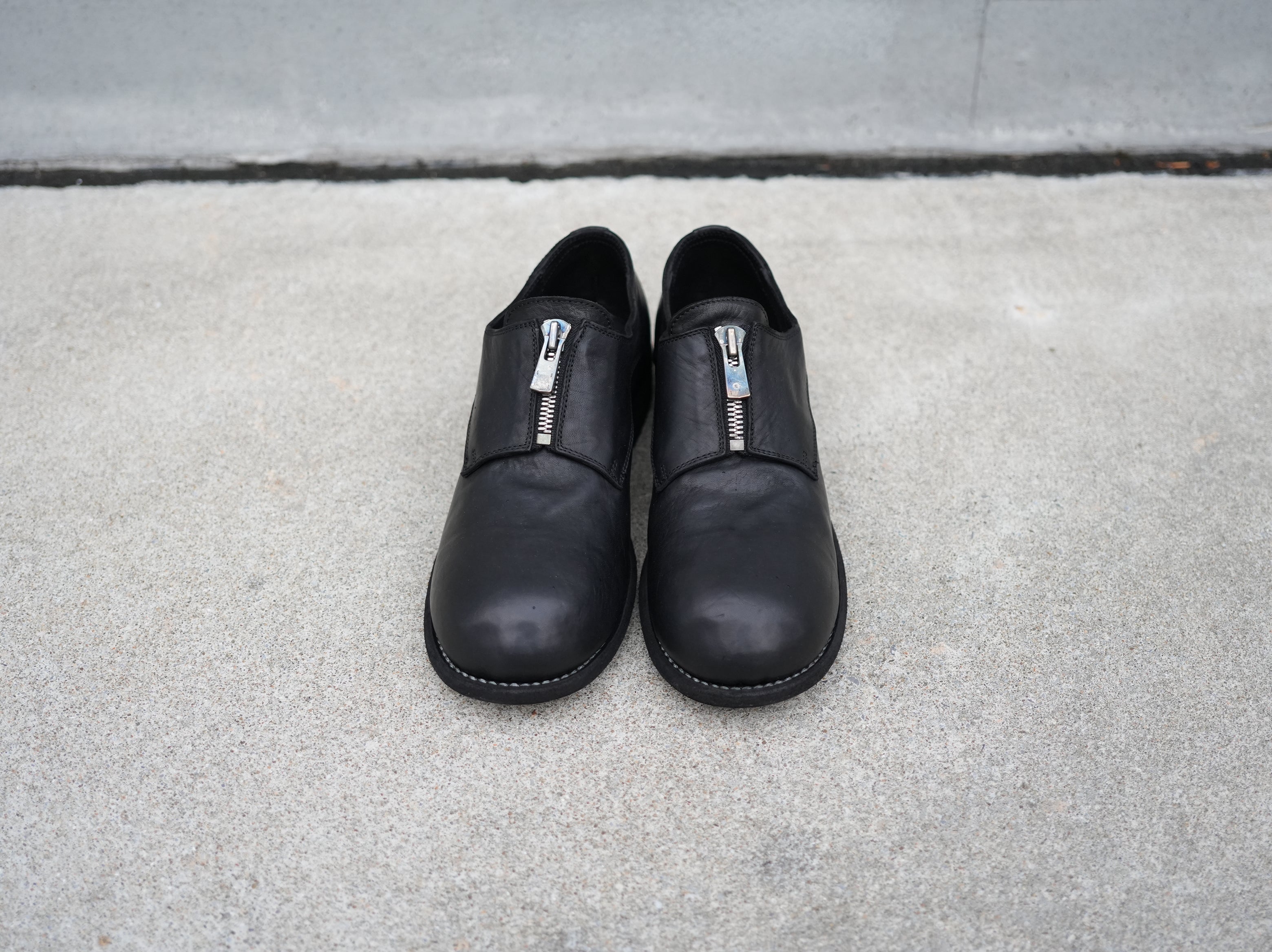 GUIDI (グイディ) / フロントジップダービー Frnot Zip Derby GR01 HORSE FULLGRAIN