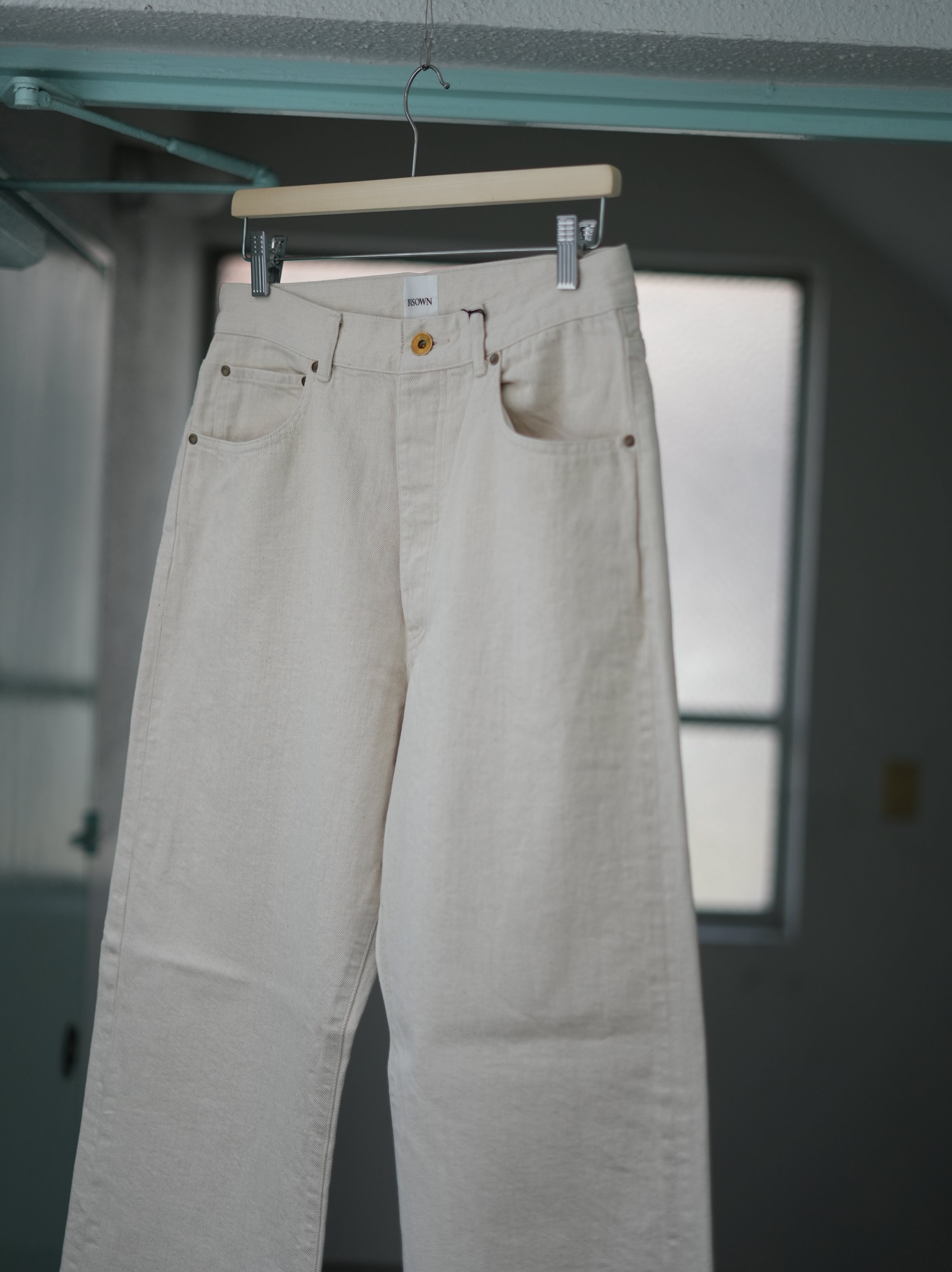 BISOWN (ビソウン) / CO/HE PURE STRAIGHT DENIM UN DYED