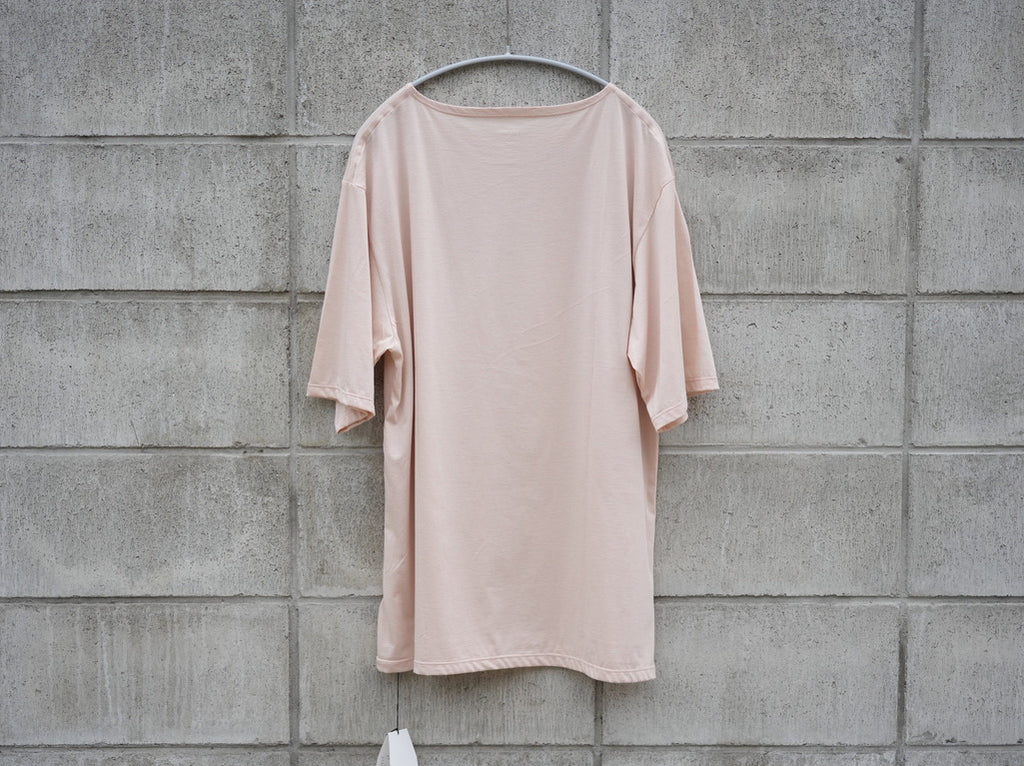 BISOWN (ビソウン) / 120/2 COTTON CREWNECK TEE SMOKE PINK
