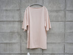 BISOWN (ビソウン) / 120/2 COTTON CREWNECK TEE SMOKE PINK