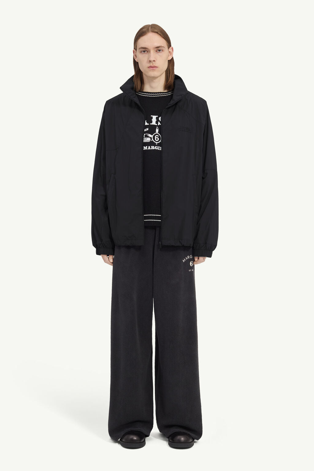 MM6 Maison Margiela ( エムエムシックス ) / NYLON ZIP JACKET BLACK