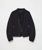 ensou. (エンソウ) / Long Zip Racing Jacket Black