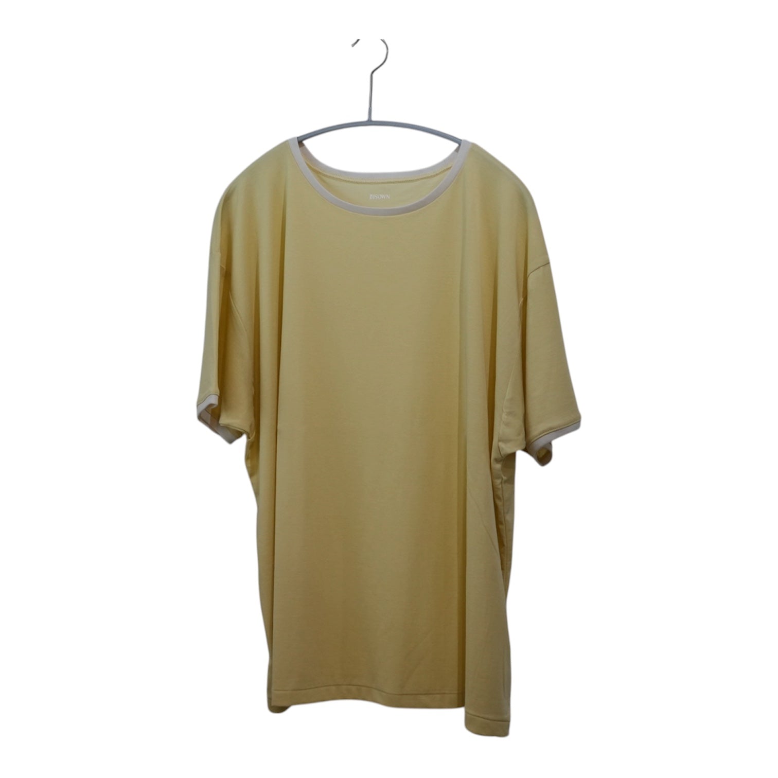 BISOWN (ビソウン) / PIMA MOKLODI RINGER TEE YELLOW × WHITE – about