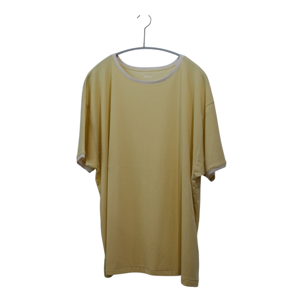 BISOWN (ビソウン) / PIMA MOKLODI RINGER TEE YELLOW × WHITE