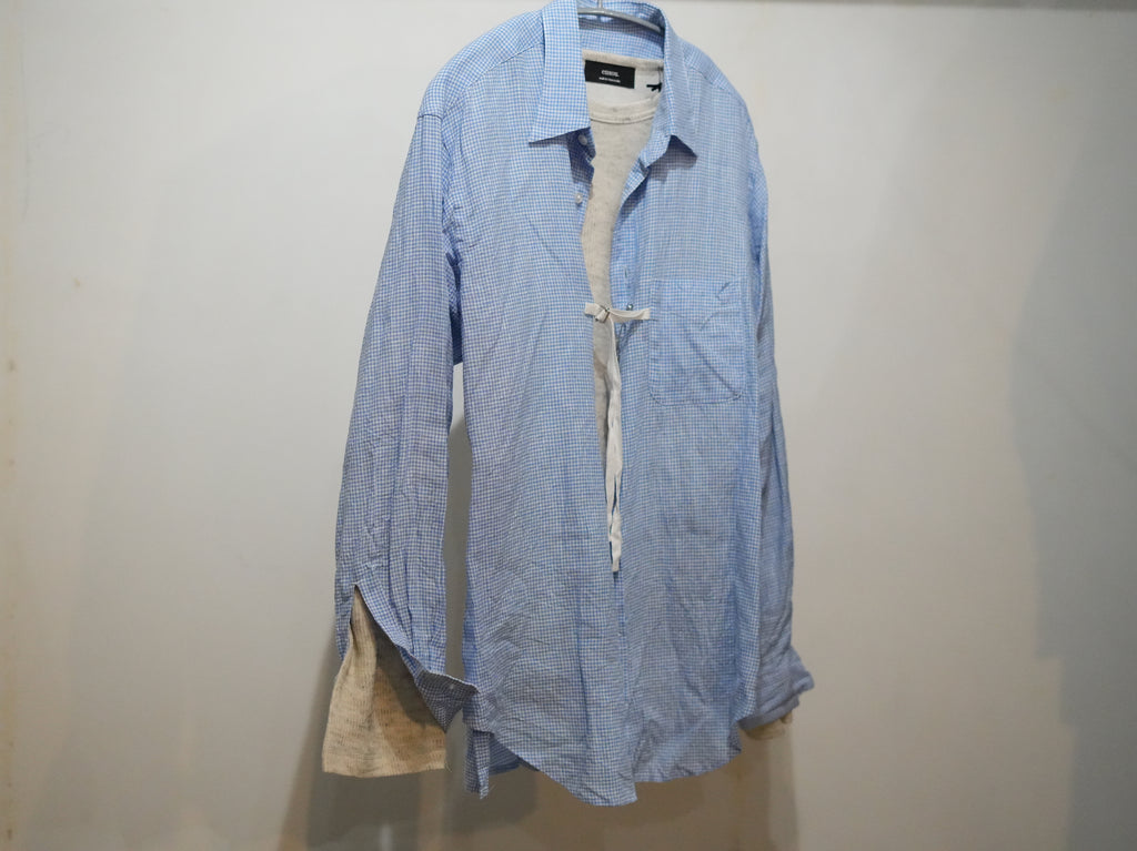 ensou. (エンソウ) / D-shaped Ling Sleeve Tee a.Oatmeal