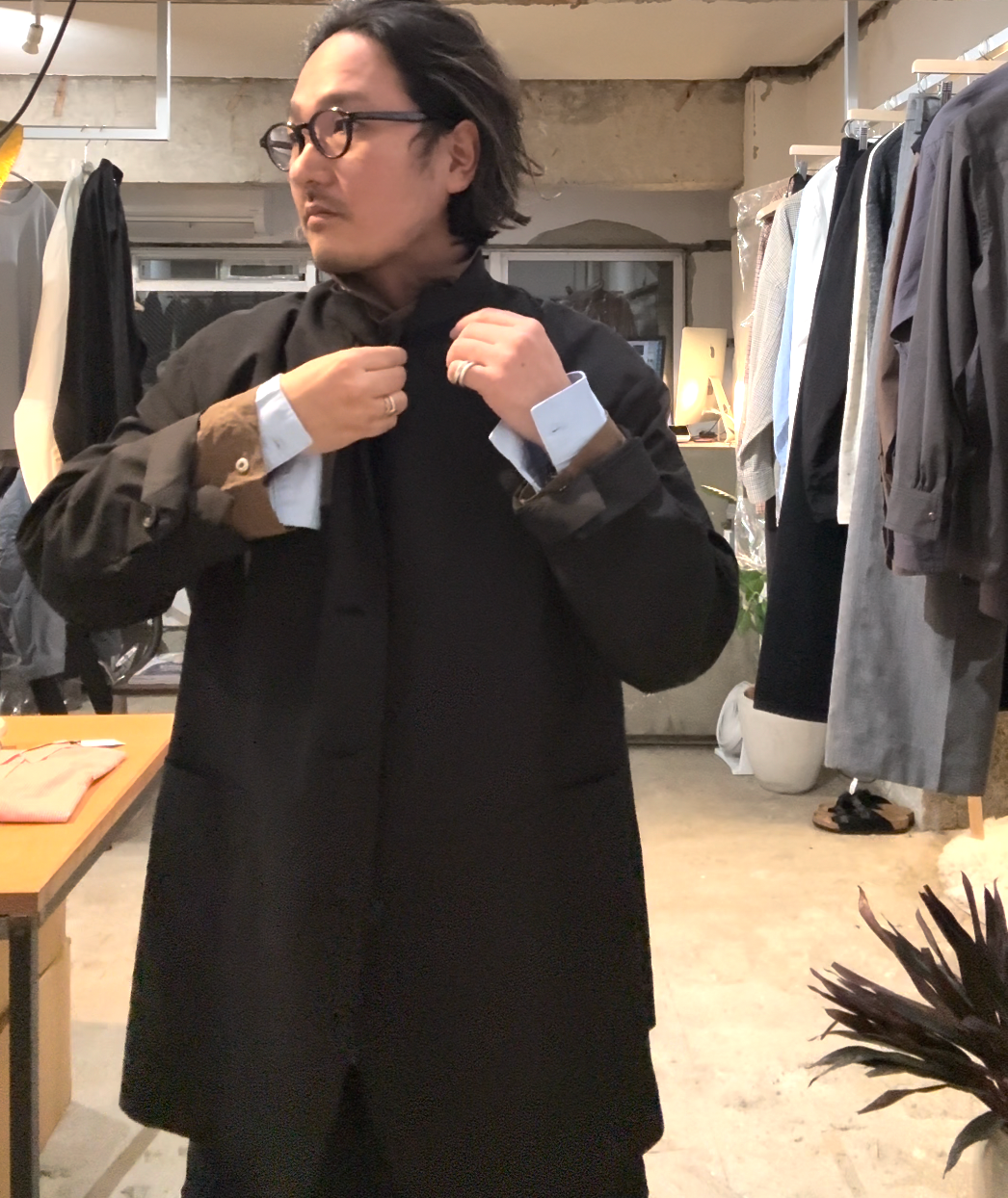 ensou. (エンソウ) / Hypersized Blazer a.Black Stripe