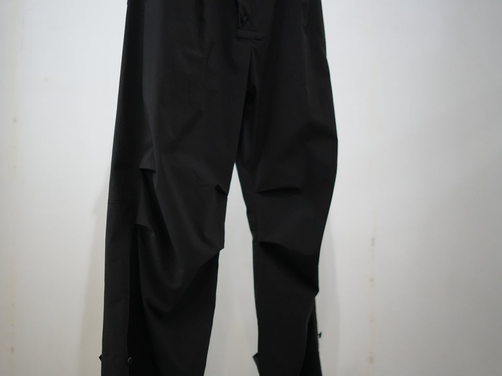 ensou. (エンソウ) / Double Front Derby Pants a. Black