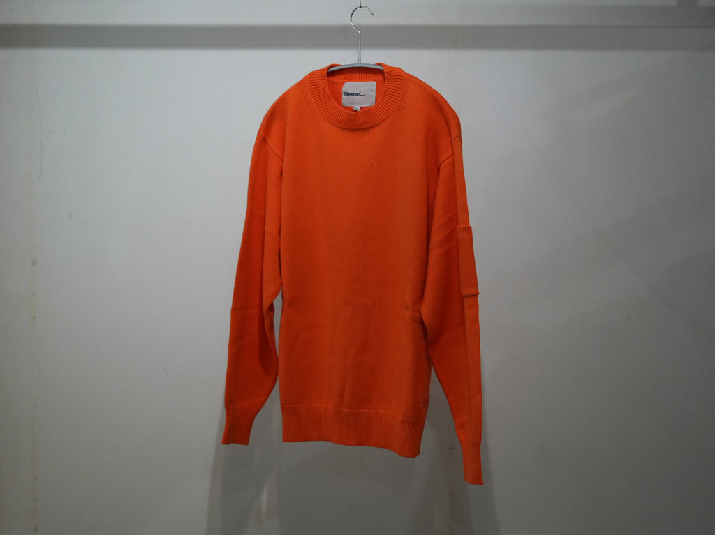 Observe (オブサーブ) / Pocket knit Orange